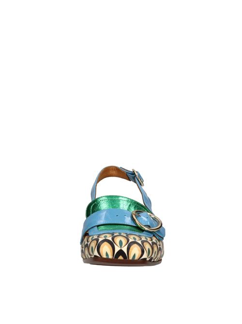Décolleté slingback in pelle modello Valeria Subaru CHIE MIHARA | VALERIA SUBARUMULTI-AZZURRO-VERDE